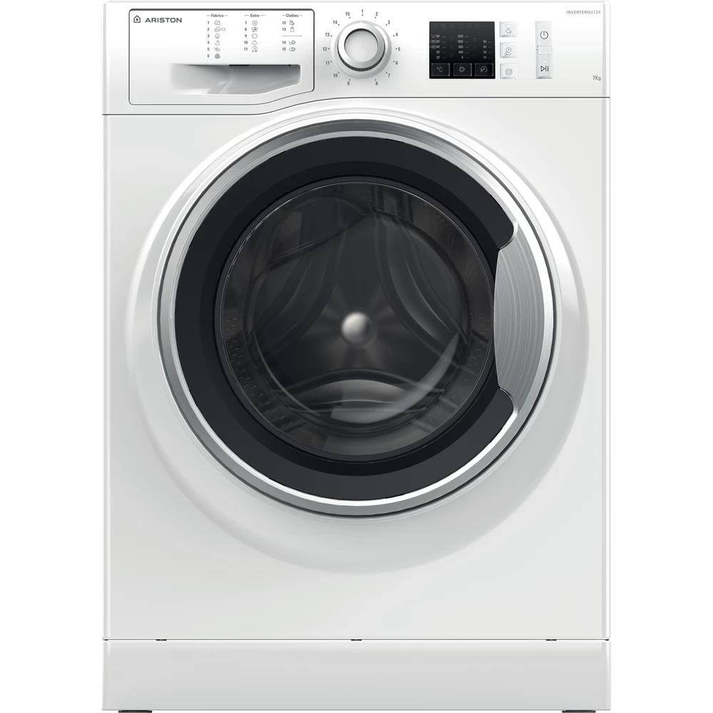 Ariston Washing machine Free-standing NM10 723 WS EX White Front loader A+++ Frontal
