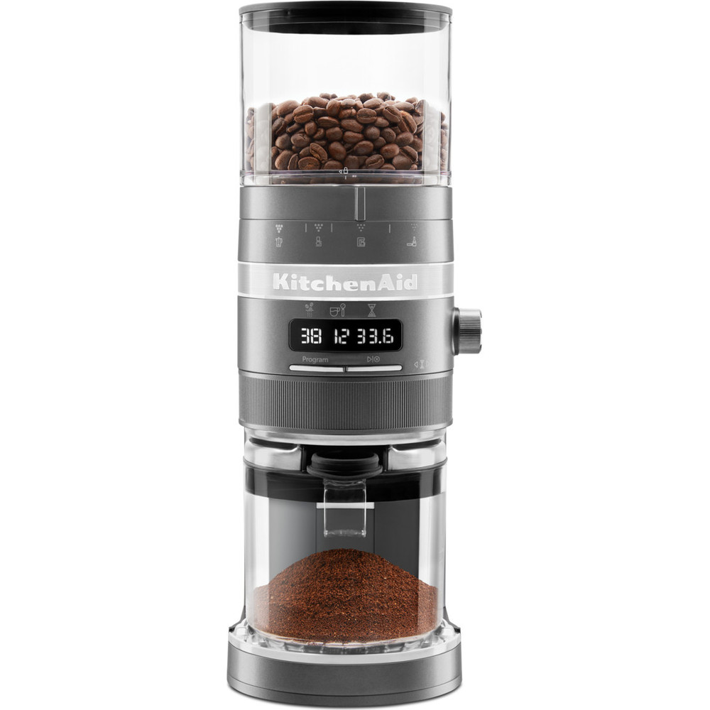 Kitchenaid Coffee grinder 5KCG8433EMS Plata medallón Frontal