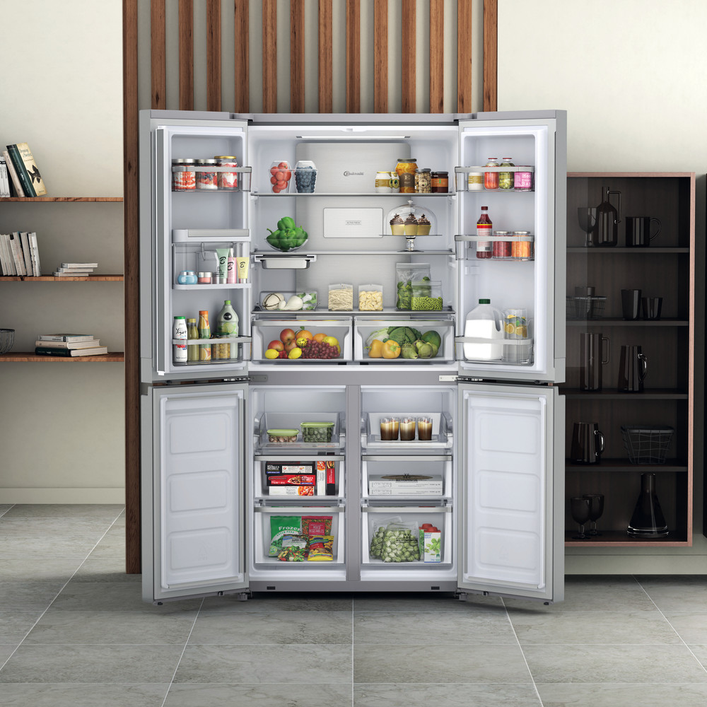 Bauknecht Side by Side amerikanischer Kühlschrank: Farbe ...