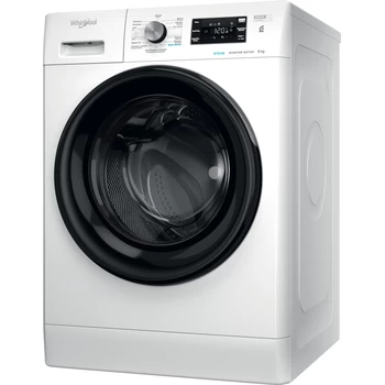 Whirlpool Máquina de lavar roupa Livre Instalação FFB 8258 BV PT Branco Carga Frontal B Perspective