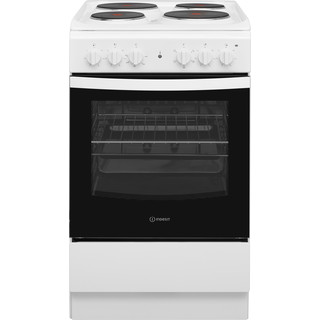 Indesit Cooker IS5E4KHW/MEA White Electrical Frontal
