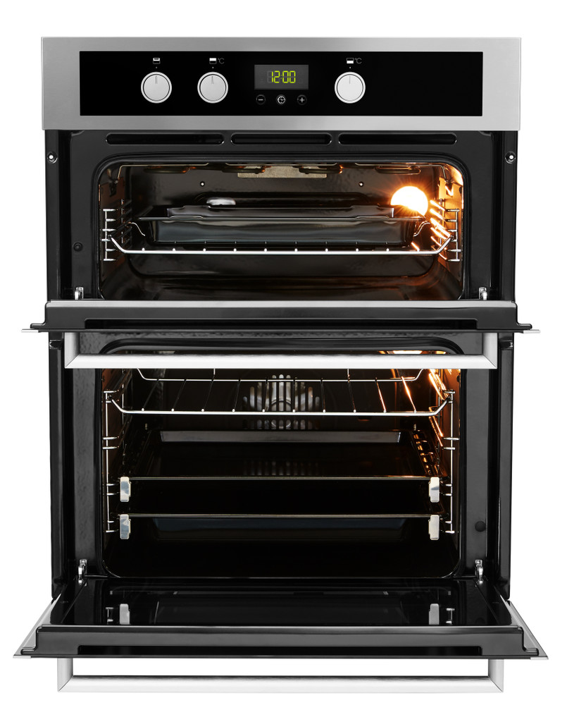 whirlpool double range oven