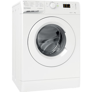 Indesit Veļas mazgājamā mašīna Brīvi stāvošs MTWA 71252 W EE Balts Priekšējās ielādes E Perspective