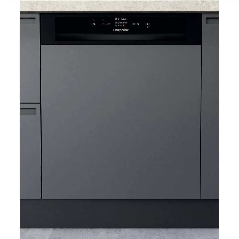 Hotpoint Dishwasher Built-in HBC 2B19 UK N Half-integrated F Frontal