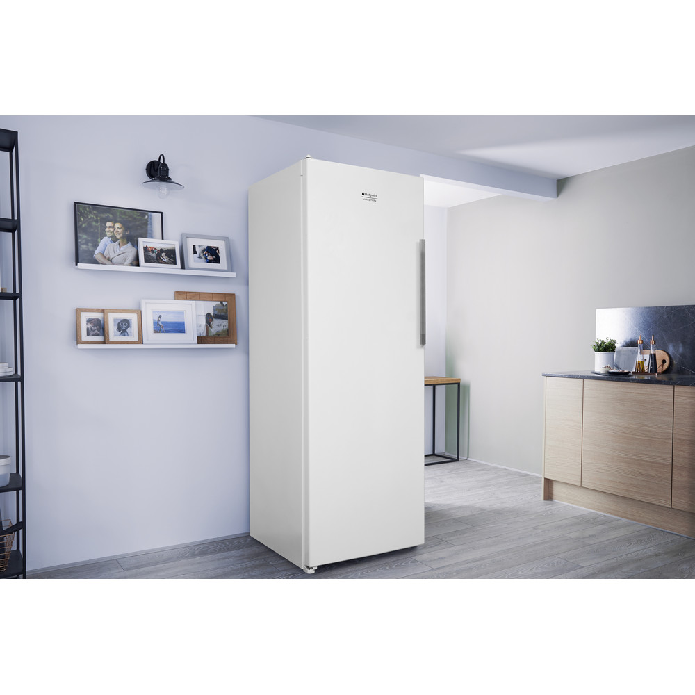 Congelador Vertical De Livre Instalacao Hotpoint Cor Branca