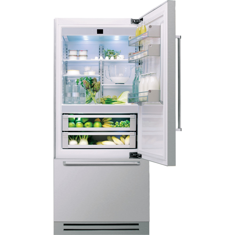 Kitchenaid Combinación de frigorífico / congelador Integrable KCZCX 20901R 1 Acero inoxidable 2 doors Frontal open