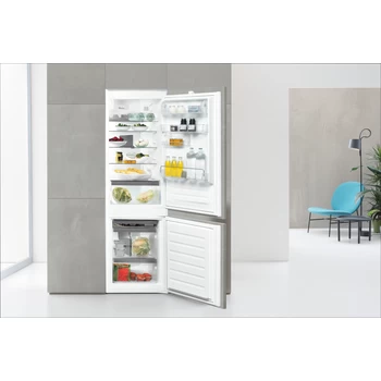 Whirlpool Kombinovaná chladnička s mrazničkou Vstavané ART 6711 SF2 Biela 2 doors Lifestyle frontal open