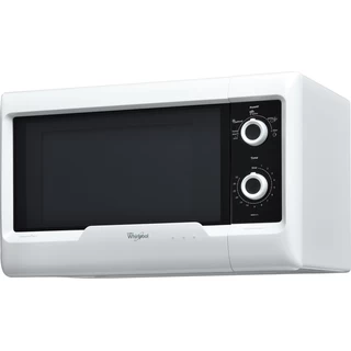 Whirlpool Four micro-ondes Pose-libre MWD 319 WH Blanc Mécanique 20 Micro-ondes uniquement 700 Perspective