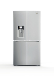 Whirlpool side-by-side amerikansk køleskab: inox-farve - WQ9I HO1X