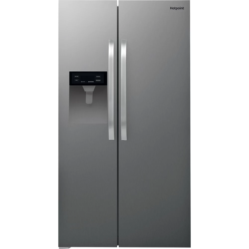 Hotpoint Side-by-Side Free-standing SXBHE 924 WD (UK) 1 Inox Look Frontal