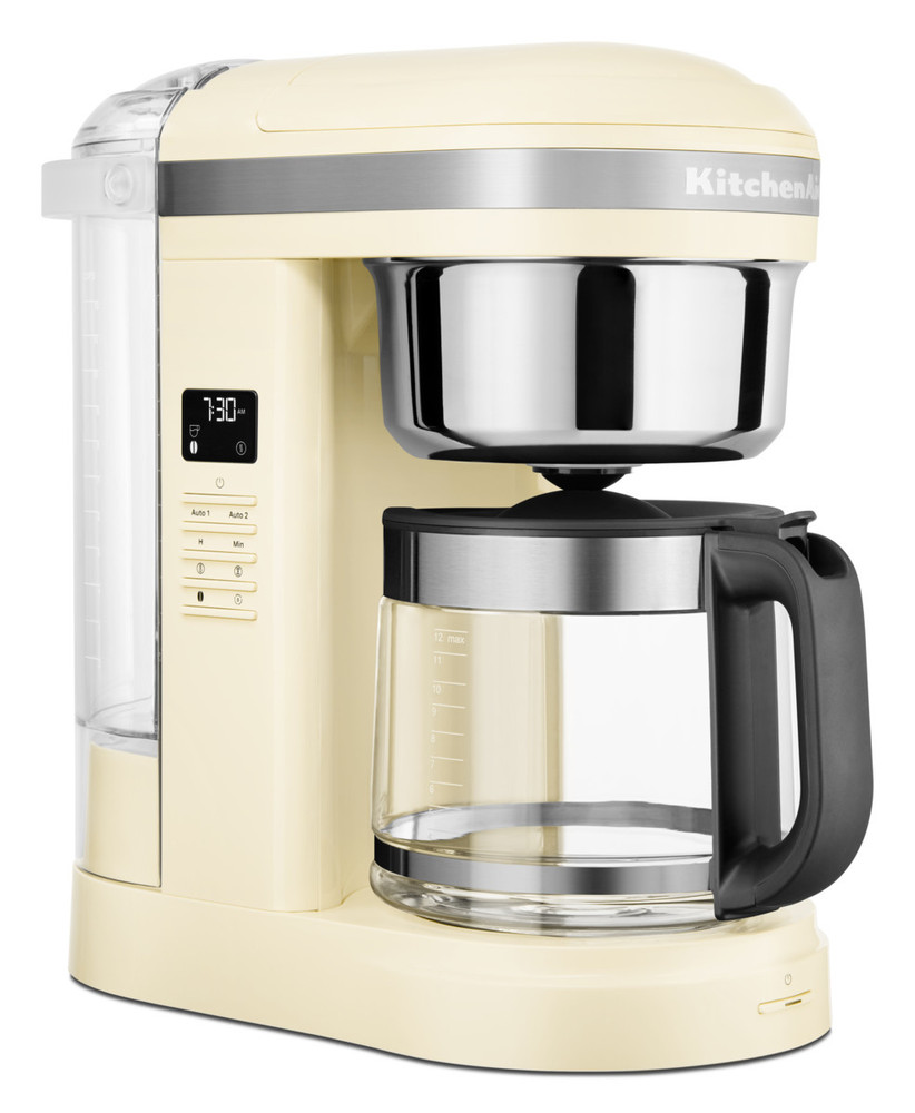 KitchenAid Macchina Caffè Americana 1.7L - Caffettiera Con Caraffa Vetro, Bianco - Foto 6