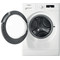 Whirlpool غسالة مفرد FWF61052W GCC أبيض محمل أمامي A++ Perspective