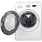 Whirlpool Washing machine Samostojni FFL 7238 W EE Bela Front loader D Perspective