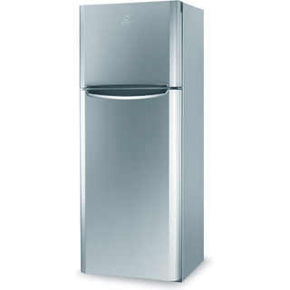 Indesit Combinación de frigorífico / congelador Libre instalación TIAA 10 V SI.1 Plata 2 doors Perspective