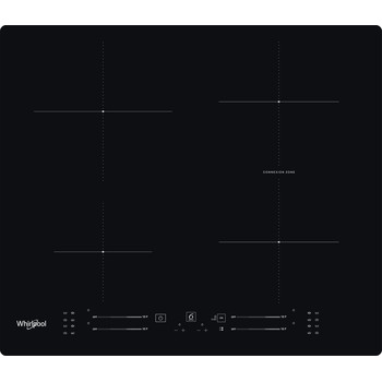 Whirlpool Piano cottura WB S2560 NE Nero Induction vitroceramic Frontal