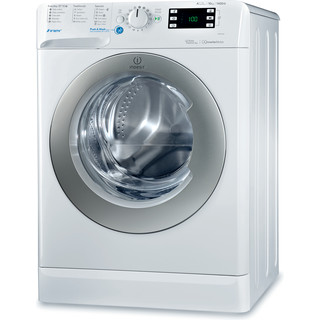 Indesit Washing machine Free-standing BWE 101484X WSSS GCC White Front loader A+++ Perspective