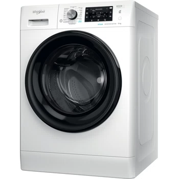 Whirlpool Lave-linge Pose-libre FFD 9489E BV BE Blanc Frontal A Perspective