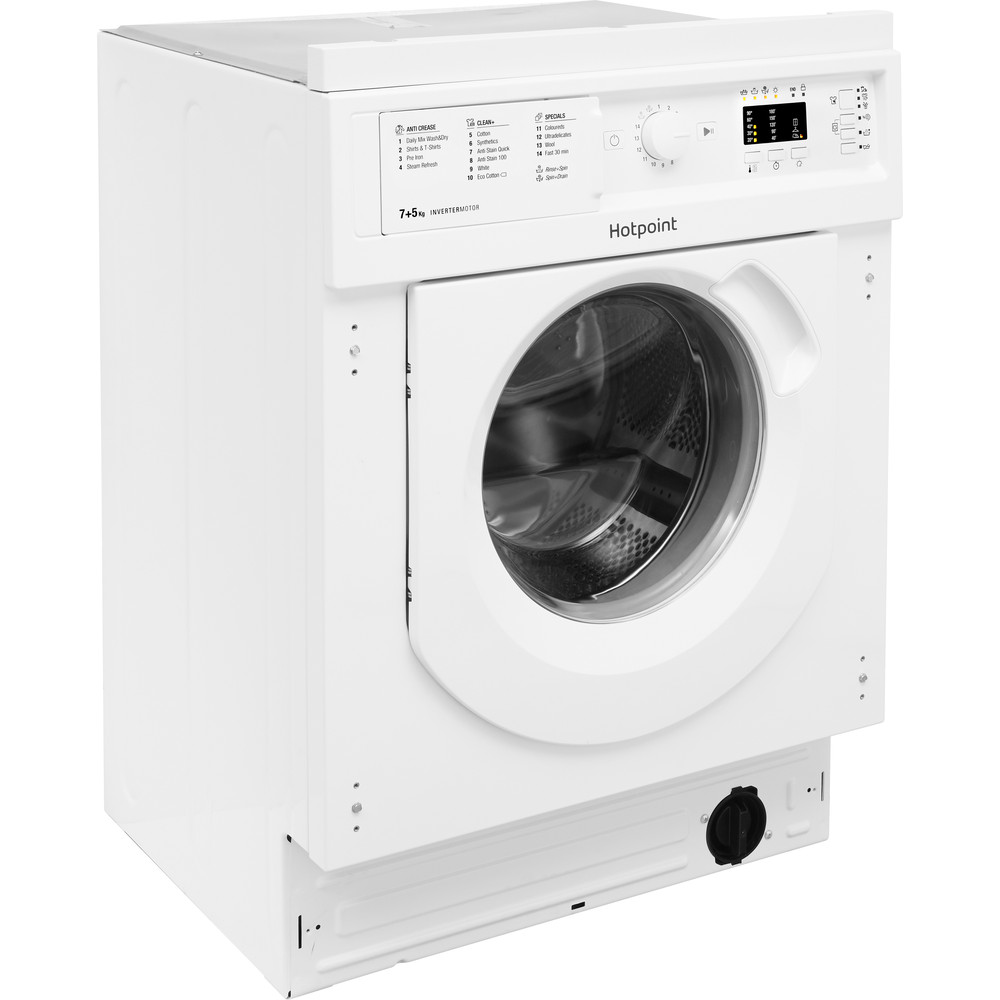 Hotpoint Bi Wdhl 7128 Uk Integrated Washer Dryer White Hotpoint