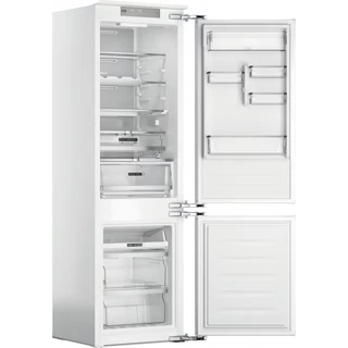Bauknecht Réfrigérateur combiné Appareil encastrable KGITN 28MM253 Blanc 2 portes Perspective open