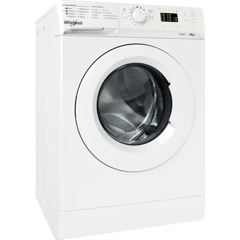 Whirlpool Lave-linge Pose-libre WMTA 6101 NA Blanc Front loader A++ Perspective