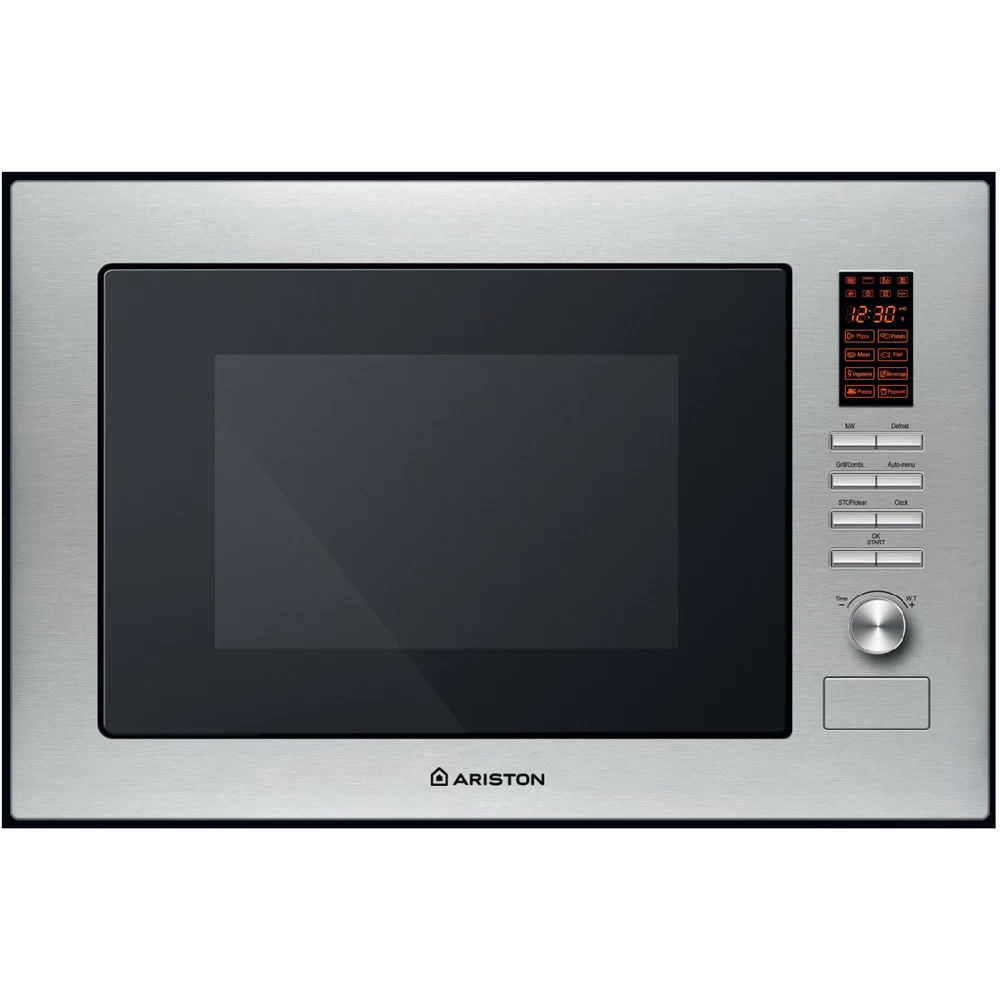 Ariston Microwave Built-in MWA 222.1 X Inox Electronic 25 MW+Grill function 900 Frontal