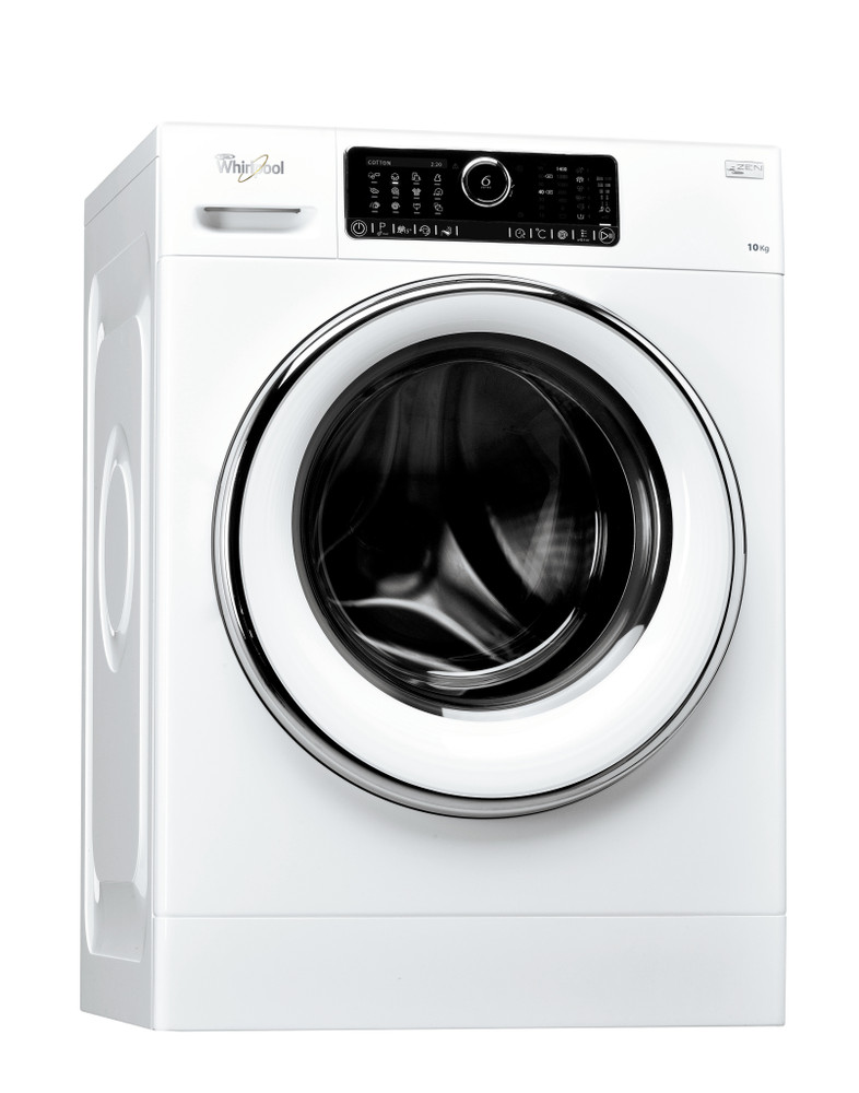 Whirlpool Washing machine مفرد FSCR10421 White محمل أمامي A+++ Perspective