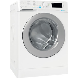 Fritstående Indesit vaskemaskine med frontbetjening: 8,0kg - BWE 81485X WS EE N