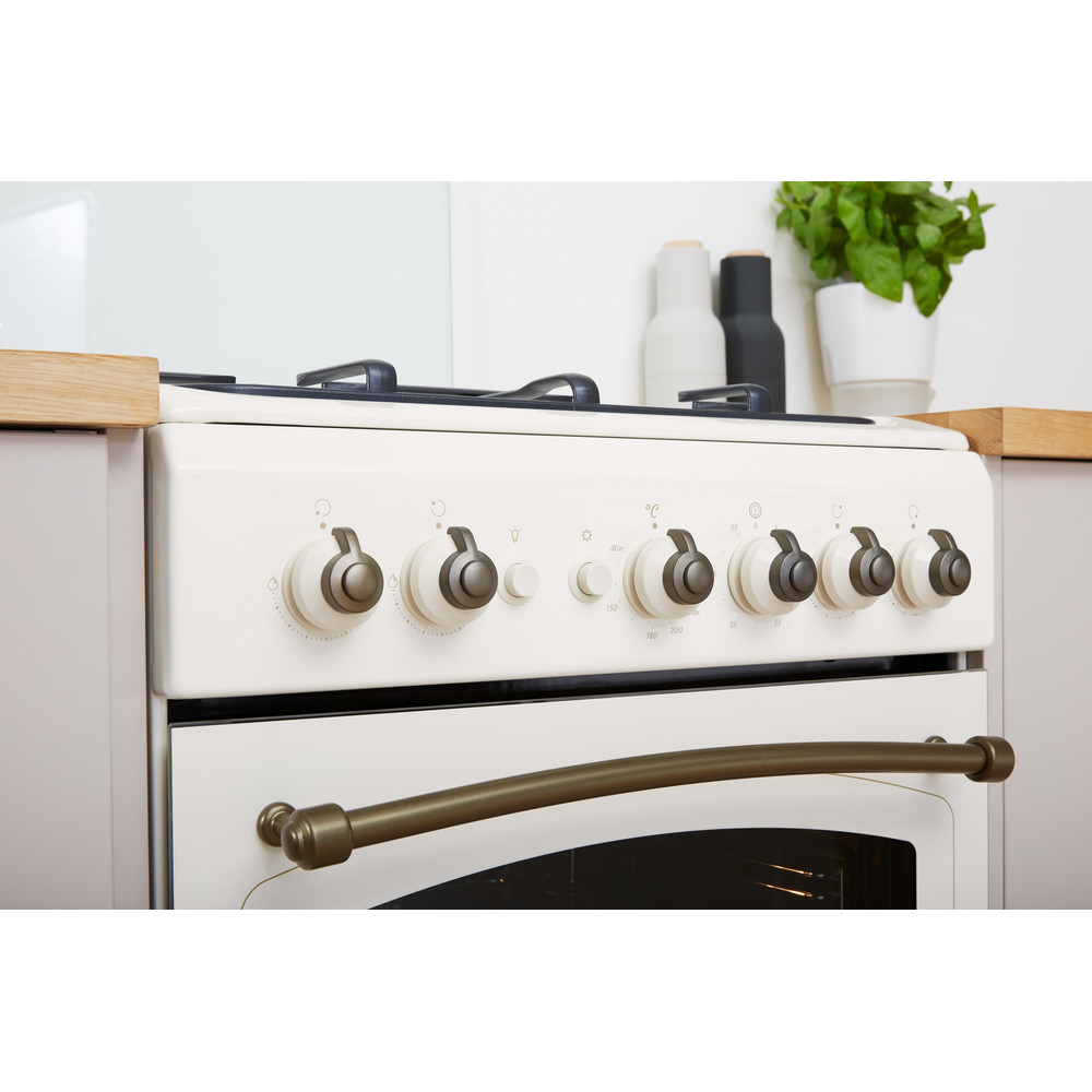 Cucina a gas a libera installazione Indesit: 50 cm