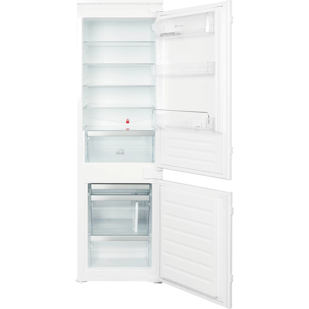 Bauknecht Combiné réfrigérateur congélateur Encastrable KGIS 18S2 Blanc 2 doors Frontal open