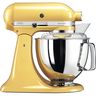 KitchenAid  Artisan Küchenmaschine Kippbarer Motorkopf 4,8l -   Mit Extra Zubehör 5ksm175ps   - Majestic Yellow