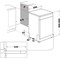 Whirlpool Dishwasher Free-standing W7F HS51 X UK Free-standing B Frontal
