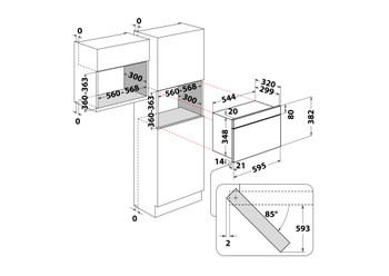 dimension micro onde encastrable