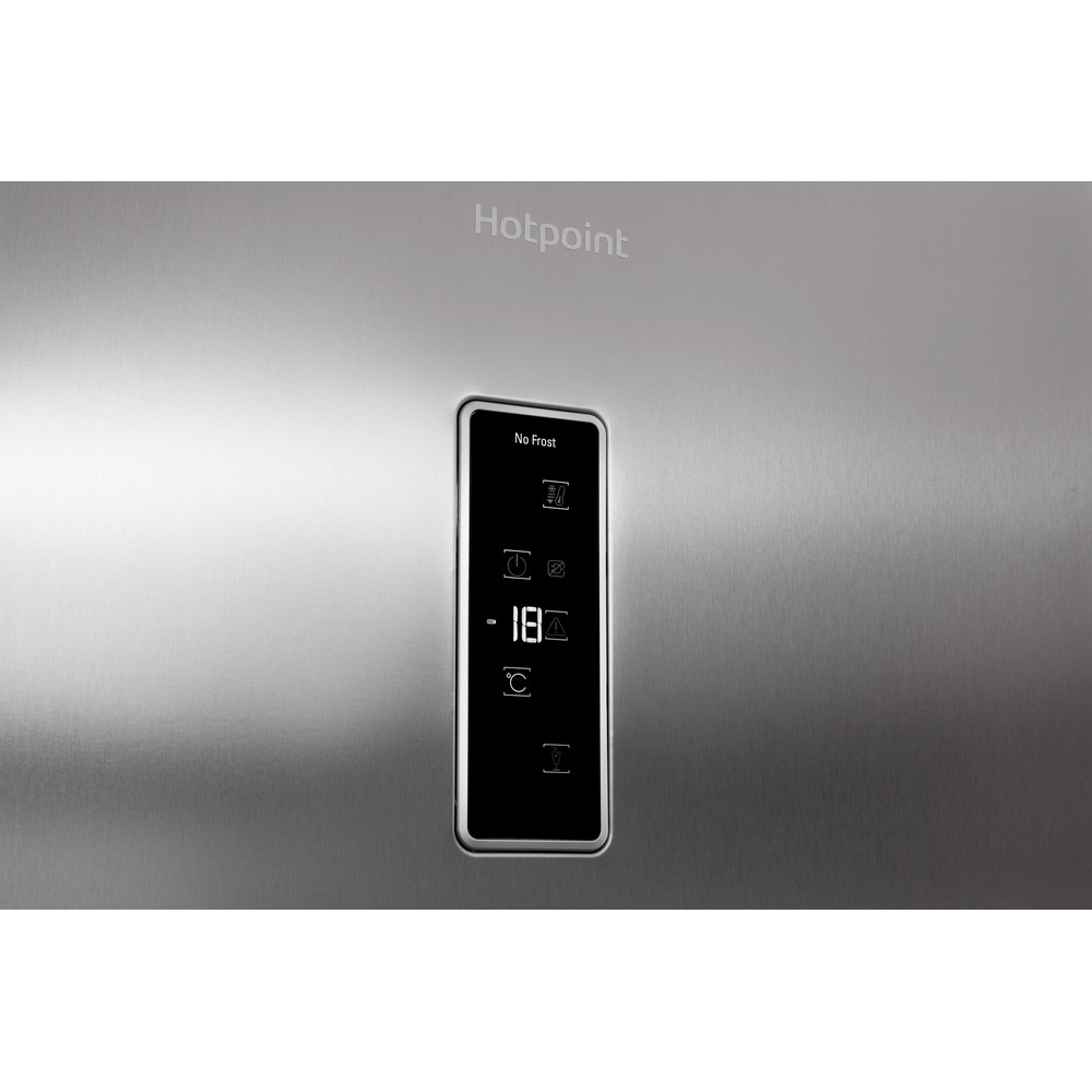 Congelador Vertical De Livre Instalacao Hotpoint Cor Inox Uh8