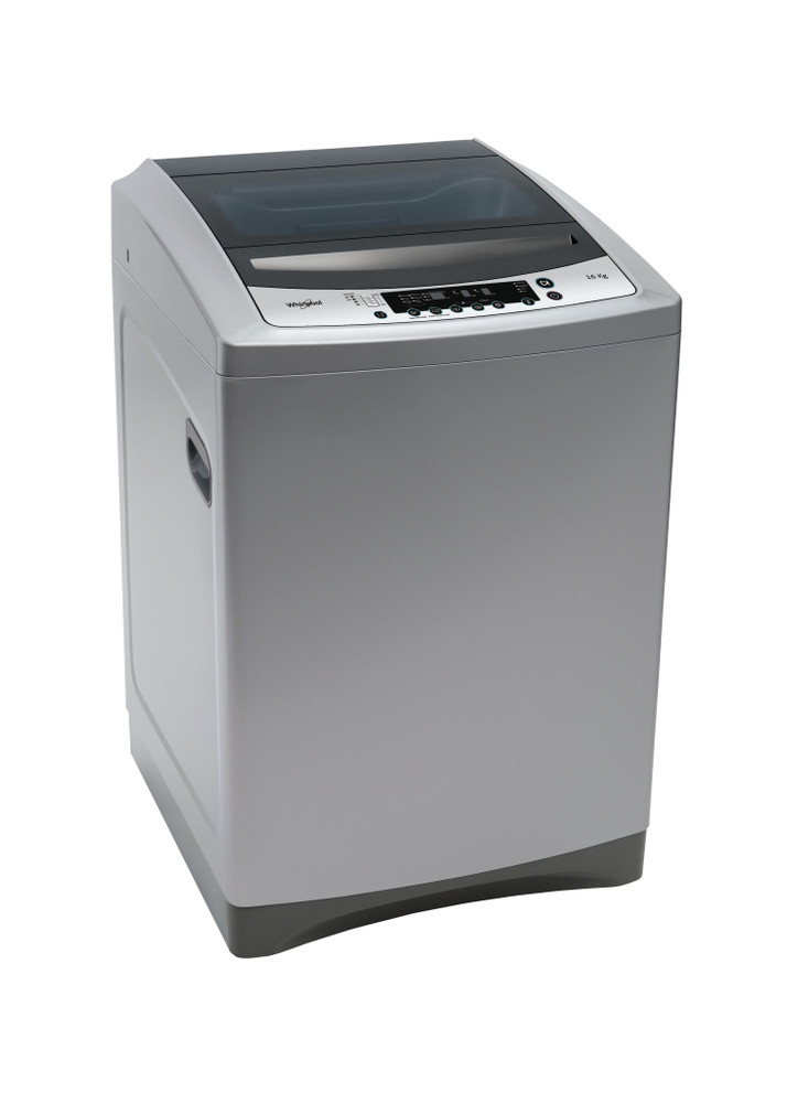 Whirlpool Washing machine Free-standing WTL 1600 SL Silver Top loader A Perspective