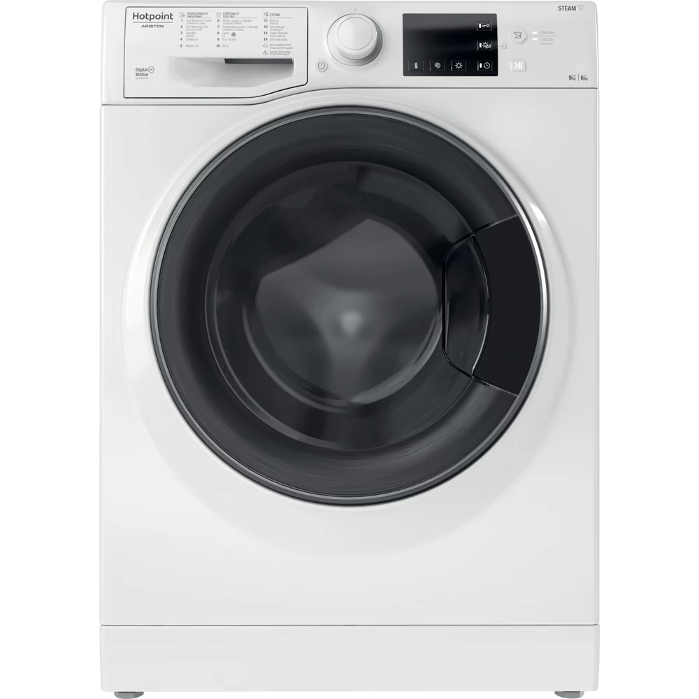 Hotpoint_Ariston Máquina de lavar e secar roupa Livre Instalação RDG 964348 WD V SPT Branco Carga Frontal Frontal