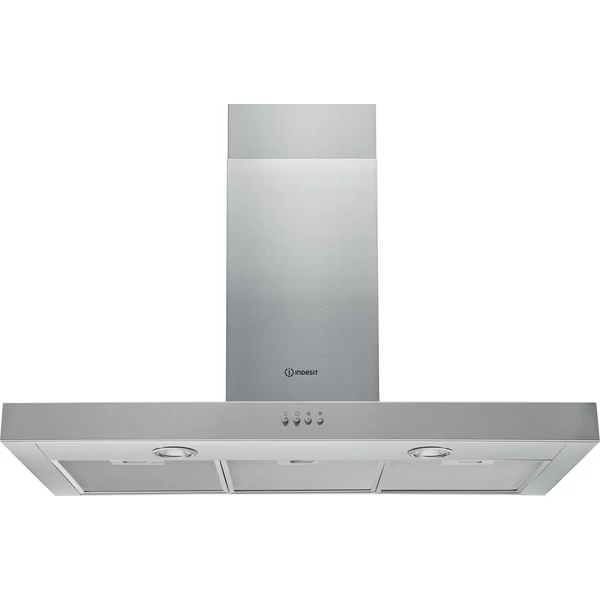 Indesit Hotte Encastrable IHBS 9.4 LM X Inox Mural Mécanique Frontal