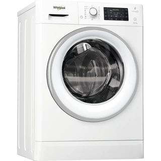 Whirlpool Maşină de spălat rufe cu uscător Independent FWDD1071681WS EU Alb Încărcare frontală Perspective