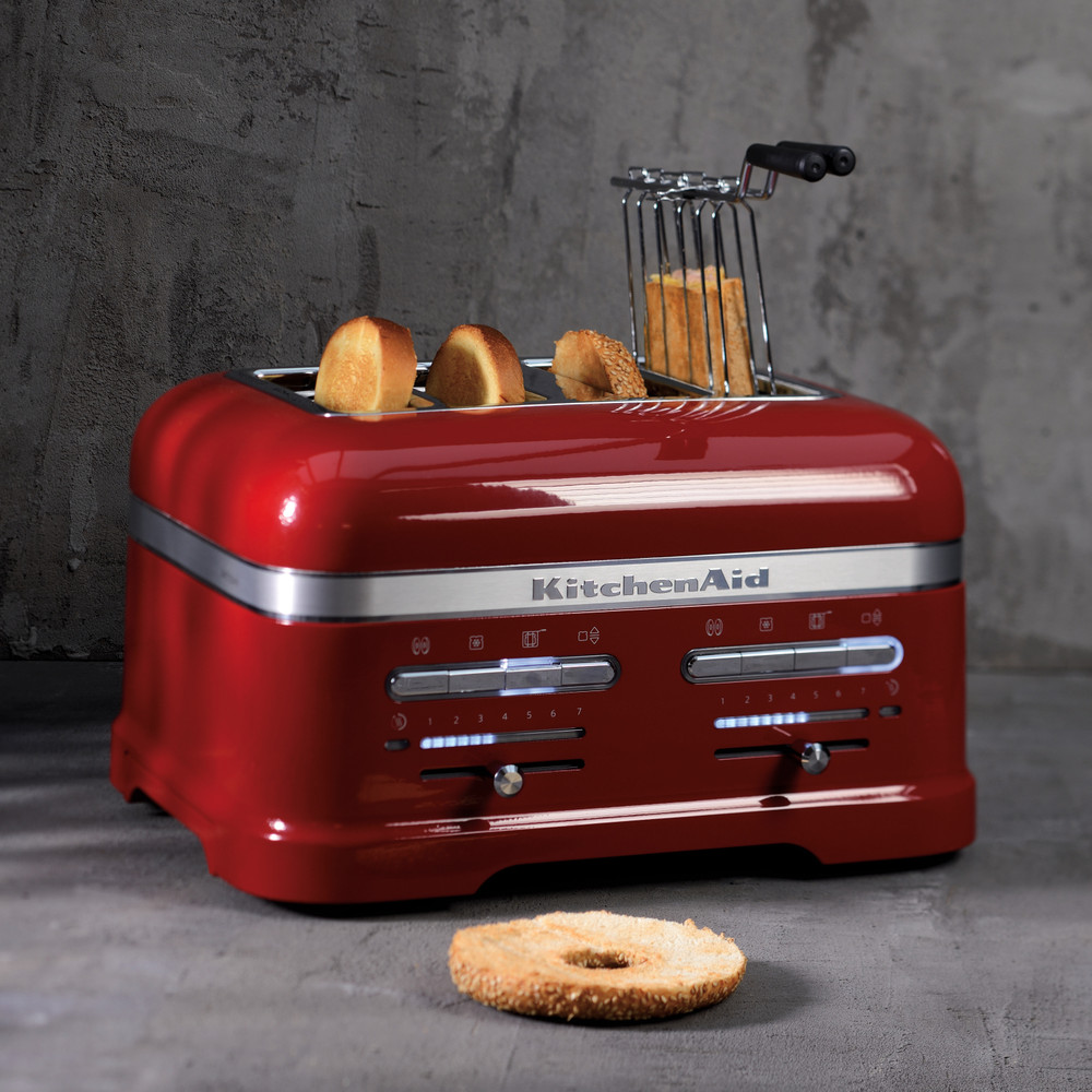 Kitchenaid Toaster Free-standing 5KMT4205BCA Candy Apple Lifestyle