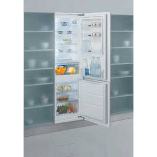 Whirlpool Kombinovaná chladnička s mrazničkou Vstavané ART 457/A+ Biela 2 doors Lifestyle perspective open