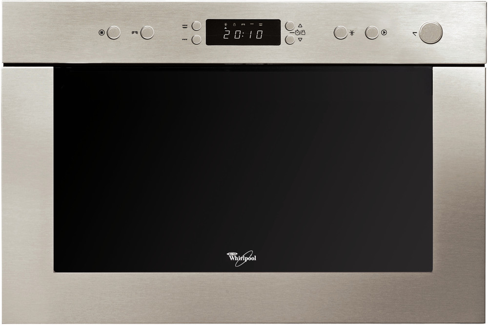 Whirlpool Microwave Built-in AMW 498/IX Stainless steel Electronic 22 MW+Grill function 750 Frontal