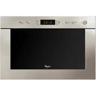 Whirlpool Four à micro-ondes Encastrable AMW 498 IX Stainless Steel Électronique 22 Micro-ondes + gril 750 Frontal