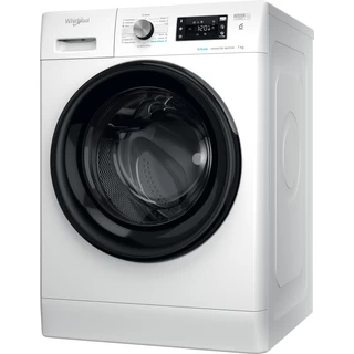 Whirlpool Maşină de spălat rufe Independent FFB 7238 BV EE Alb Încărcare frontală D Perspective