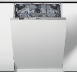 Whirlpool ugradna mašina za pranje sudova: srebrna boja, uska - WSIC 3M17