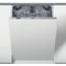 Whirlpool Dishwasher Vgradni WSIC 3M17 Povsem vgrajen F Frontal