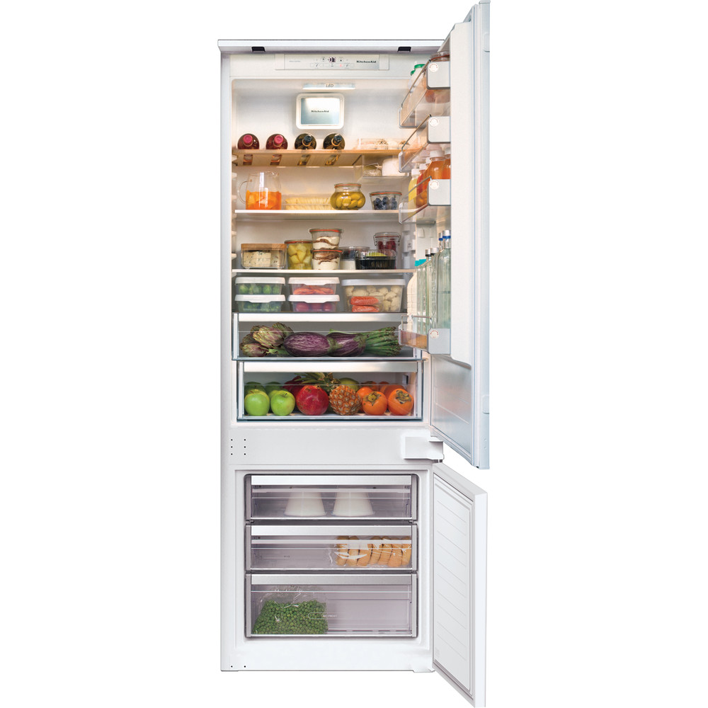 Kitchenaid Kombinerat kylskåp/frys Inbyggd KCBDR 20701 2 Vit 2 doors Frontal open