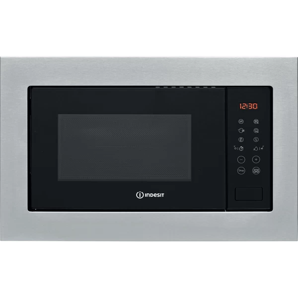 Indesit Microwave Built-in MWI 125 GX UK Stainless steel Electronic 25 MW+Grill function 900 Frontal