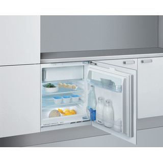 Whirlpool Ledusskapis Iebūvējams ARG 590 Balta Perspective open