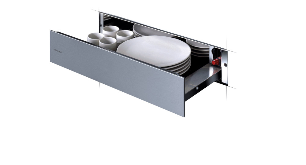 Whirlpool Platewarmer WD 142/IXL Inox Perspective open