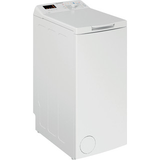 Indsit Maşină de spălat rufe Independent BTW S72200 EU/N Alb Încărcare Verticală E Perspective
