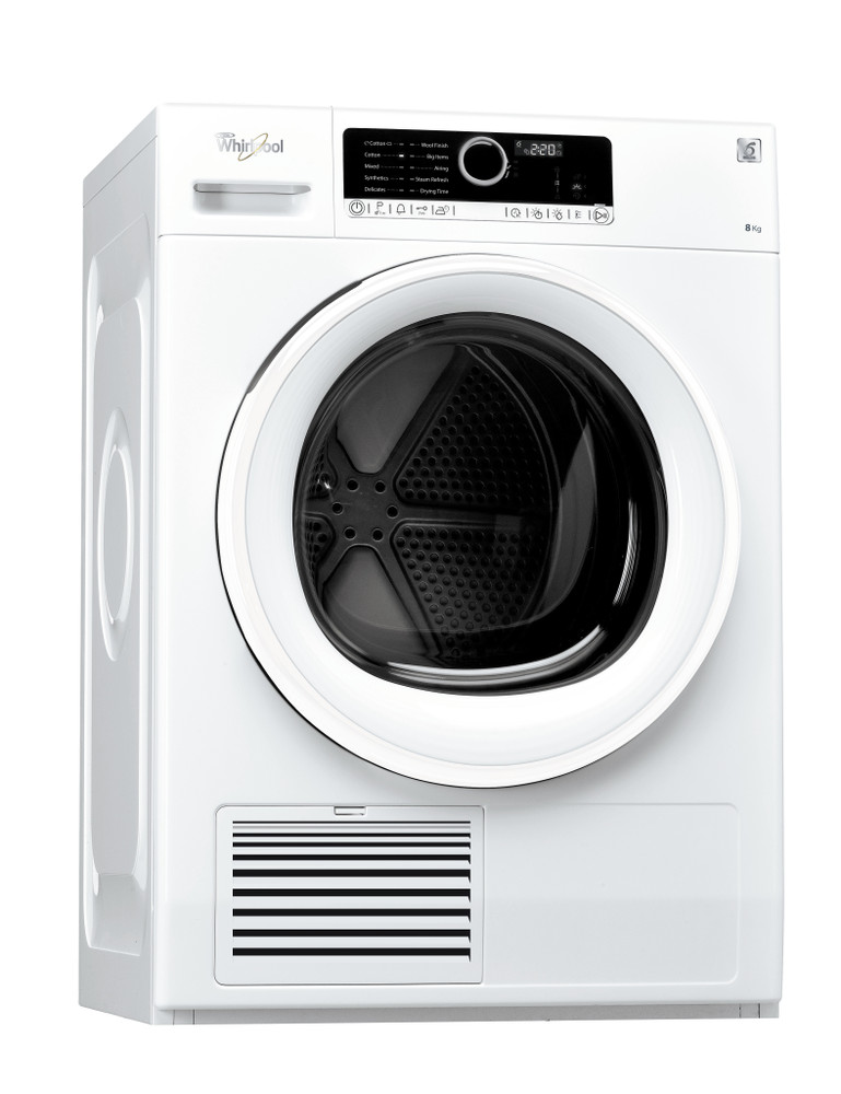 Whirlpool Dryer DSCX 80113 أبيض Perspective